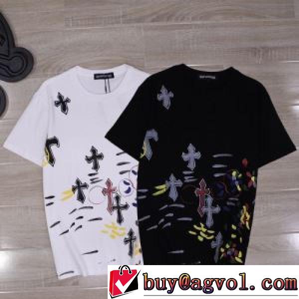 クロムハーツ CHROME HEARTS 2色可選 半袖Tシャツ スタイリッシュな印象 CHROME HEARTSスーパーコピー 2026春夏