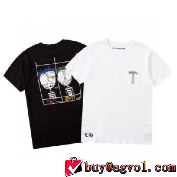 めちゃくちゃお得 2026春夏 クロムハーツ CHROME HEARTS 2色可選 半袖Tシャツ CHROME HEARTSブランドスーパーコピー