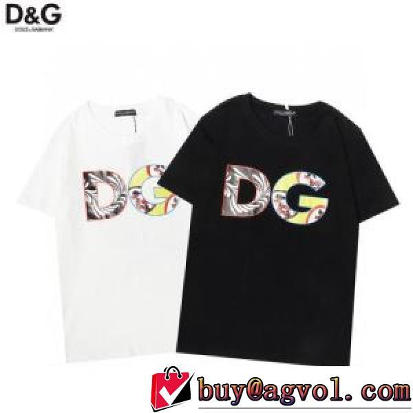 2026春夏 ドルチェ＆ガッバーナ Dolce&Gabbana 半袖Tシャツ 2色可選 存在感◎ D&Gコピー