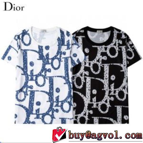 ディオール DIOR 2色可選 半袖Tシャツ DIOR偽物ブランド 2026春夏  超目玉