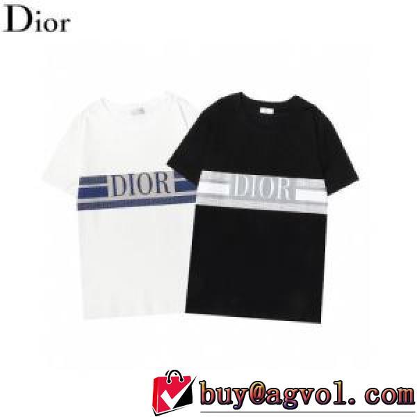 ディオール DIOR 半袖Tシャツ 2色可選 DIOR偽物ブランド 2026春夏