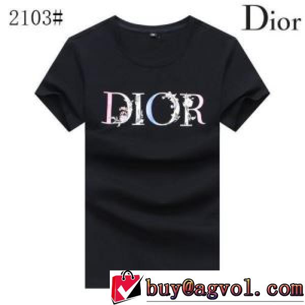 人気が爆発 ディオール DIOR 半袖Tシャツ 2026春夏 DIORブランド コピー 2色可選 