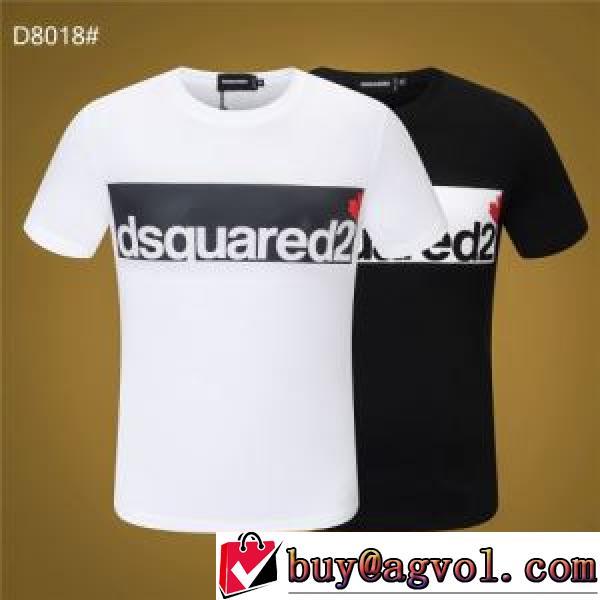 DSQUARED2ブランド 偽物 通販 2026春夏 ディースクエアード DSQUARED2 2色可選 半袖Tシャツ 高級感演出