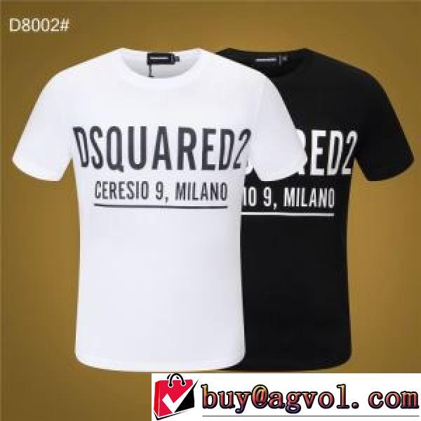 2026春夏 ディースクエアード DSQUARED2 首胸ロゴ DSQUARED2ブランドコピー 2色可選 半袖Tシャツ