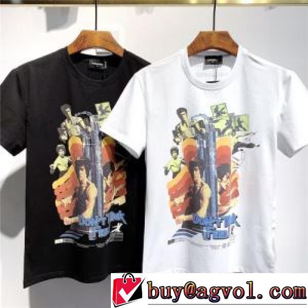 高級感ある DSQUARED2偽物ブランド 2色可選 半袖Tシャツ ディースクエアード DSQUARED2 2026春夏