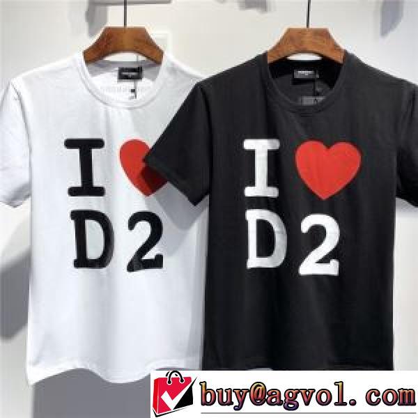 DSQUARED2ブランドスーパーコピー 2026春夏 ディースクエアード DSQUARED2 デザイン性の高い 2色可選 半袖Tシャツ
