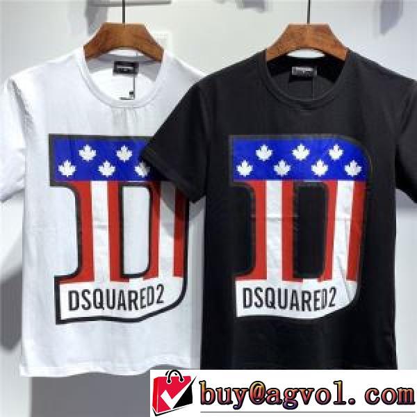 DSQUARED2偽物ブランド 希少 ディースクエアード DSQUARED2 3色可選 半袖Tシャツ 2026春夏