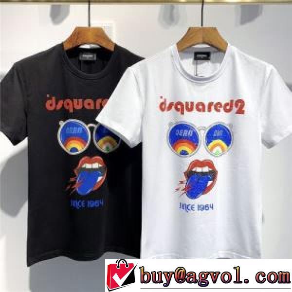 DSQUARED2ブランドスーパーコピー 2026春夏 半袖Tシャツ SALE開催 2色可選 ディースクエアード DSQUARED2