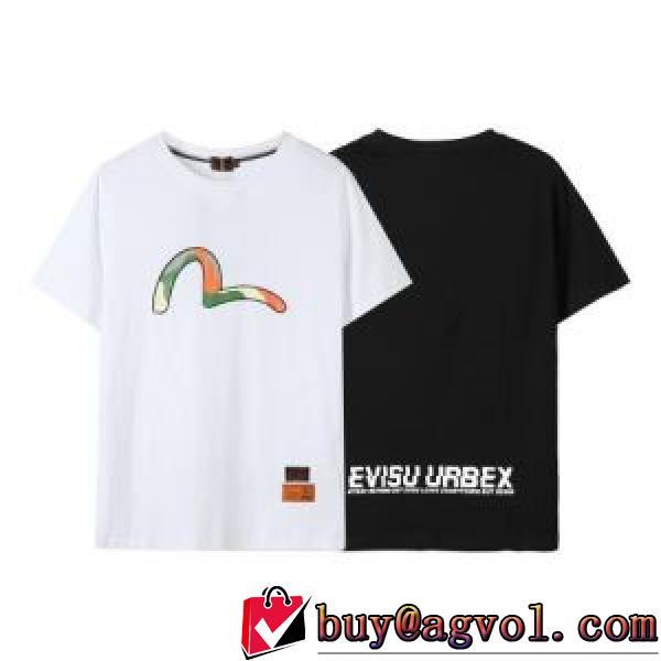 2色可選 半袖Tシャツ 重宝するアイテム エヴィス EVISU 2026春夏 EVISUブランド コピー