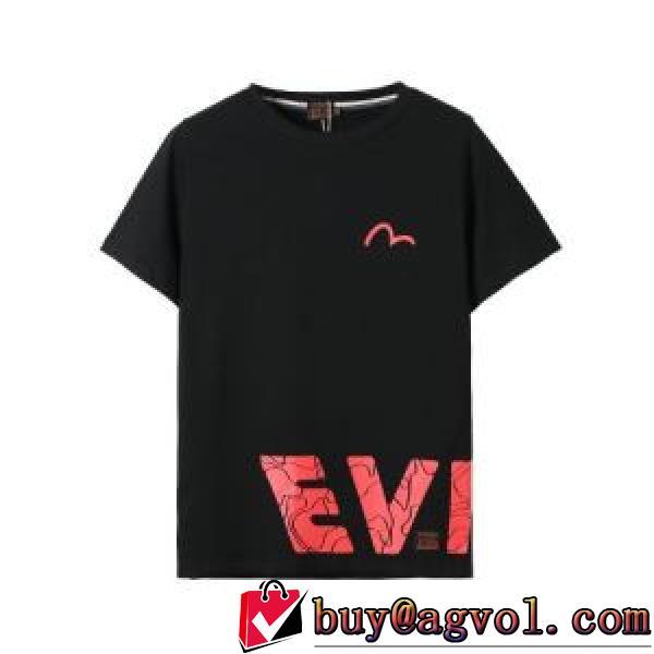 EVISUブランド 偽物 通販 2色可選 半袖Tシャツ ファション性の高い エヴィス EVISU 2026春夏