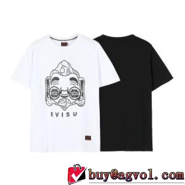 エヴィス EVISU 数に限りがある EVISUスーパーコピー 激安 2026春夏 2色可選 半袖Tシャツ