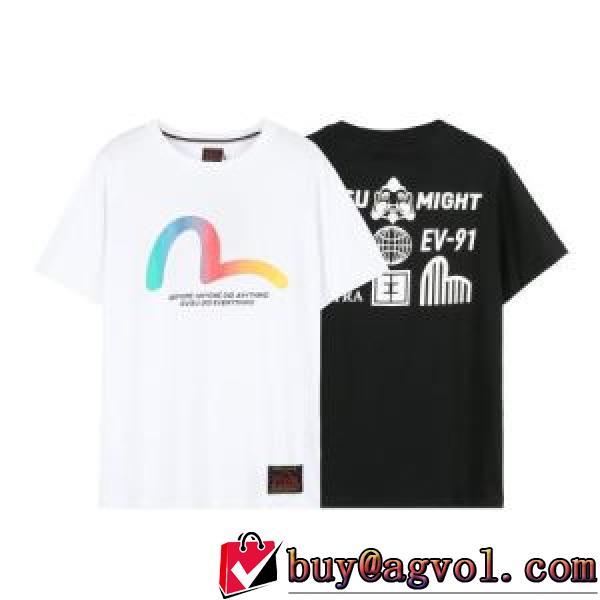 エヴィス EVISU EVISUスーパーコピー 代引 2026春夏 2色可選 半袖Tシャツ 魅力的