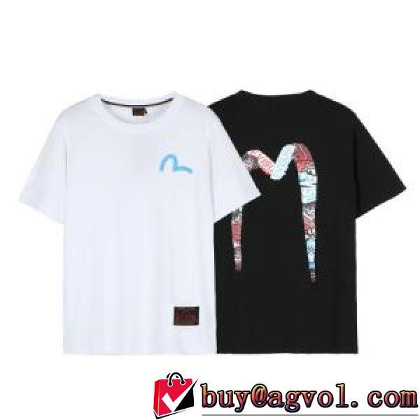 ムダな装飾を排したデザイン 2色可選 半袖Tシャツ エヴィス EVISU 2026春夏 EVISUブランド コピー
