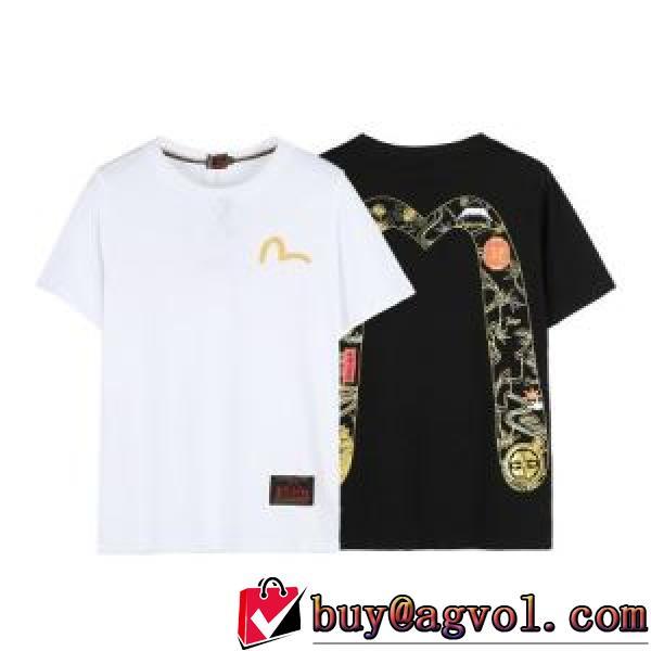 2026春夏 エヴィス EVISU 2色可選 デザイン性の高い 半袖Tシャツ EVISUコピーブランド