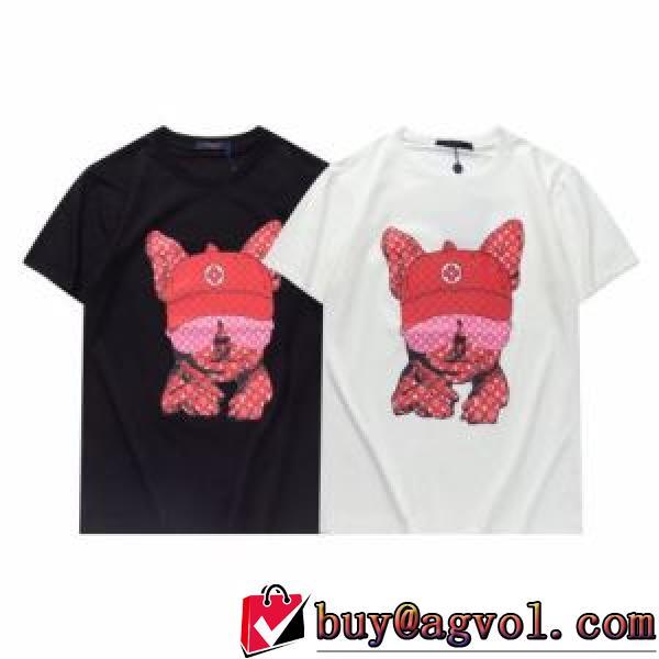 2026春夏 LOUIS VUITTONブランドコピー ルイ ヴィトン LOUIS VUITTON 2色可選 デザイン性の高い 半袖Tシャツ