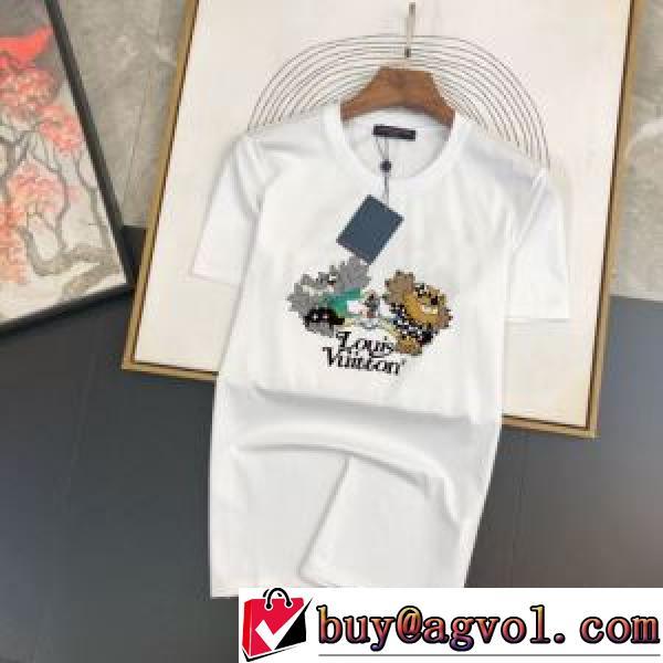 2色可選 半袖Tシャツ 2026春夏 贈り物にも◎ LOUIS VUITTONブランドコピー ルイ ヴィトン LOUIS VUITTON