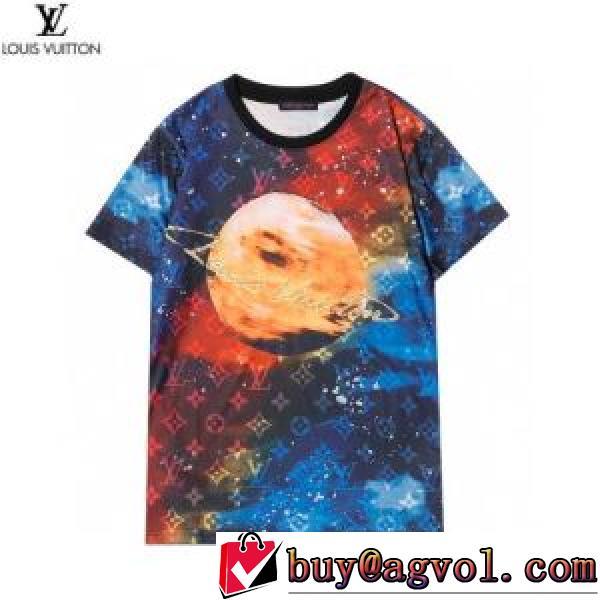 2025春夏 LOUIS VUITTONコピーブランド スタイルアップ効果 ルイ ヴィトン LOUIS VUITTON 半袖Tシャツ