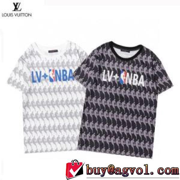 注目のアイテム 2026春夏 2色可選 半袖Tシャツ ルイ ヴィトン LOUIS VUITTON LOUIS VUITTON偽物ブランド