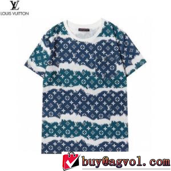 SALE開催 ルイ ヴィトン LOUIS VUITTON 半袖Tシャツ 2025春夏 LOUIS VUITTONブランド コピー