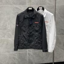 2色可選 プラダ PRADA 2026春夏 超人気美品◆ PRADAブランド コピー カジュアルカラージャケット