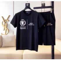 バレンシアガ BALENCIAGA 2026春夏 BALENCIAGAコピー ブランド 2色可選 大人っぼい 半袖Tシャツ 上下セット