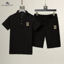BURBERRY偽物ブランド 2026春夏 半袖Tシャツ 上下セット 2色可選 バーバリー BURBERRY 最旬アイテム