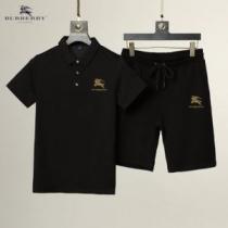 バーバリー BURBERRY 2色可選 2026春夏 BURBERRYスーパーコピー 代引 半袖Tシャツ 上下セット 首胸ロゴ  