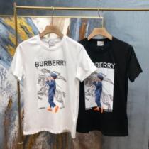 2026春夏 BURBERRYブランドスーパーコピー 2色可選 首胸ロゴ 半袖Tシャツ バーバリー BURBERRY