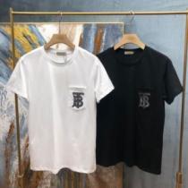 バーバリー BURBERRY 2色可選 2026春夏 半袖Tシャツ 大人っぼい BURBERRYブランド コピー 