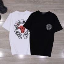 2色可選 CHROME HEARTSブランド コピー 2026春夏 クロムハーツ CHROME HEARTS 半袖Tシャツ お洒落に魅せる