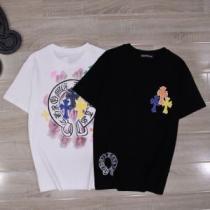 2025春夏 クロムハーツ CHROME HEARTS CHROME HEARTSブランドスーパーコピー 2色可選 おすすめ/オススメ 半袖Tシャツ