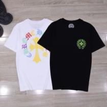 CHROME HEARTSブランド コピー 2026春夏 2色可選 半袖Tシャツ クロムハーツ CHROME HEARTS 【激安】