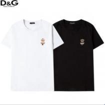 2026春夏 ドルチェ＆ガッバーナ Dolce&Gabbana 2色可選 D&Gコピー 半袖Tシャツ ～希少 