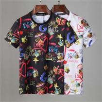 ◆モデル愛用◆ 2色可選 半袖Tシャツ ドルチェ＆ガッバーナ Dolce&Gabbana 2025春夏 D&Gブランドコピー