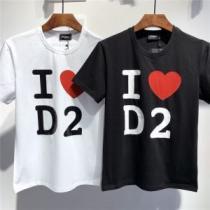 DSQUARED2ブランドスーパーコピー 2026春夏 ディースクエアード DSQUARED2 デザイン性の高い 2色可選 半袖Tシャツ