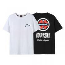EVISUスーパーコピー 高級感を引き立てる 2色可選 半袖Tシャツ エヴィス EVISU 2026春夏
