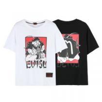 EVISUブランド 偽物 通販 2色可選 超目玉 半袖Tシャツ エヴィス EVISU 2026春夏