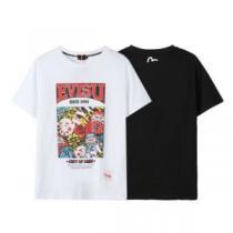 エヴィス EVISU 半袖Tシャツ 存在感のある EVISUスーパーコピー 代引 2026春夏 2色可選