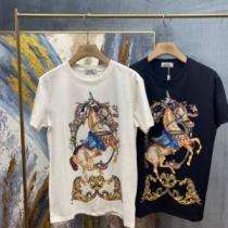 HERMESブランド 偽物 通販 大特価 エルメス HERMES 2026春夏 2色可選 半袖Tシャツ