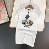 2色可選 半袖Tシャツ 2026春夏 贈り物にも◎ LOUIS VUITTONブランドコピー ルイ ヴィトン LOUIS VUITTON