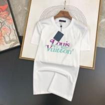 2026春夏 2色可選 半袖Tシャツ LOUIS VUITTONコピー 首胸ロゴ ルイ ヴィトン LOUIS VUITTON