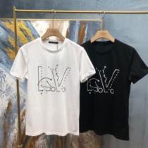 ルイ ヴィトン LOUIS VUITTON 2025春夏 LOUIS VUITTONブランド 偽物 通販 2色可選 半袖Tシャツ