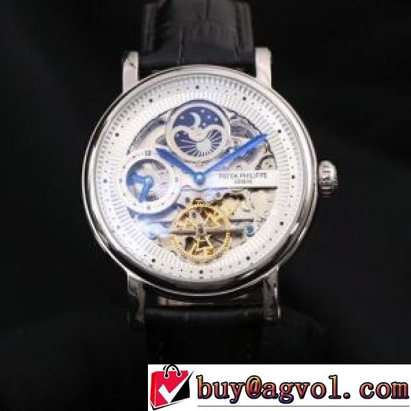 パテックフィリップ Patek Philippe お買い得品 2026春夏 メンズ 腕時計PATEK PHILIPPEコピー ブランド 多色選択可 43*12mm ミネラルガラス 機械式（自動巻き）ムーブメント レザー 男性必需品 パテック.206.