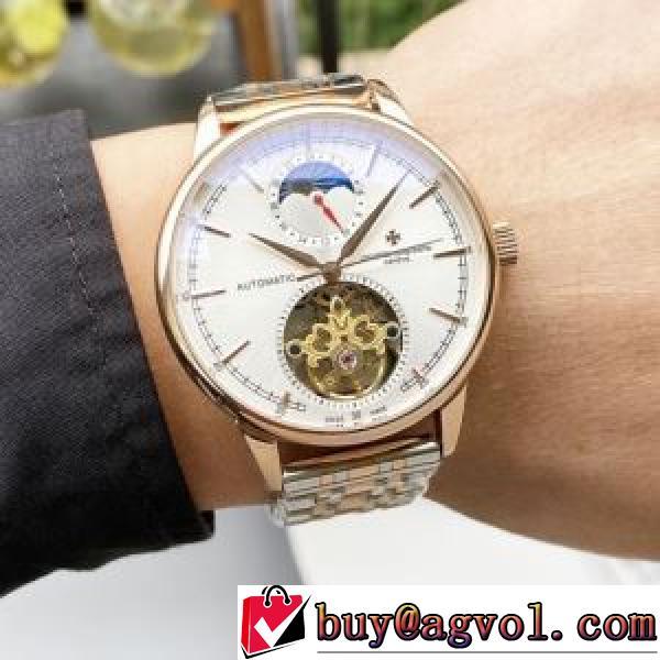 2026春夏 メンズ 腕時計 人気商品 4色可選 ヴァシュロン コンスタンタン偽物ブランド Vacheron Constantin 42*13mm 機械式（自動巻き）ムーブメント ミネラルガラス 星辰月相显示 メンズ時計人気コピー スーパー.184.