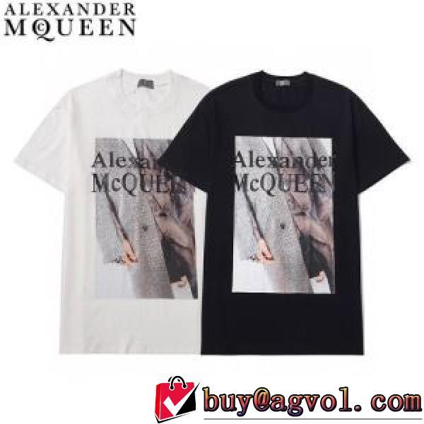 2026春夏 半袖Tシャツ アレキサンダー マックイーン alexander mcqueen 注目のアイテム 2色可選 alexander mcqueenブランド コピー
