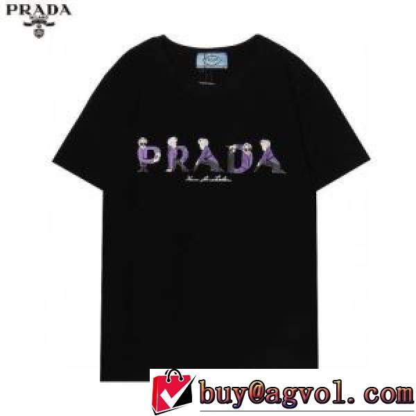 半袖Tシャツ プラダ PRADA 2026春夏 人気が爆発  PRADAコピー ブランド 2色可選 
