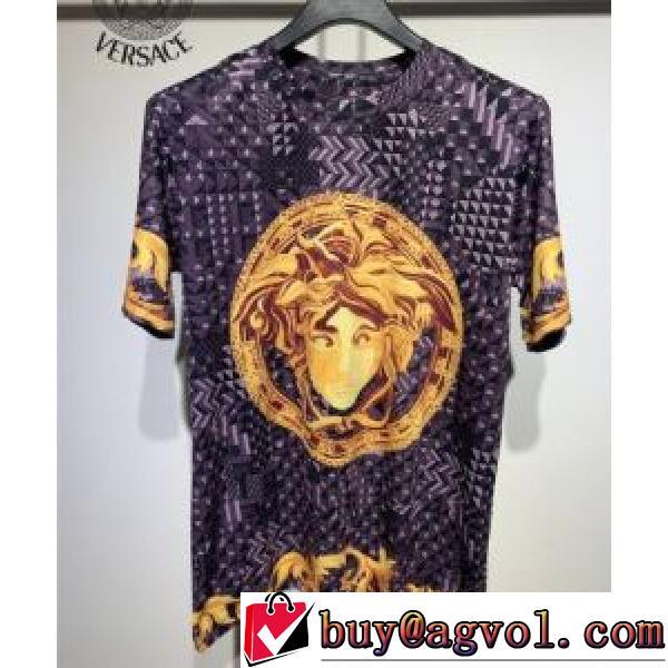 ヴェルサーチVERSACE 半袖Tシャツ 3色可選 2026春夏 VERSACEコピー ブランド 売れ筋のいい