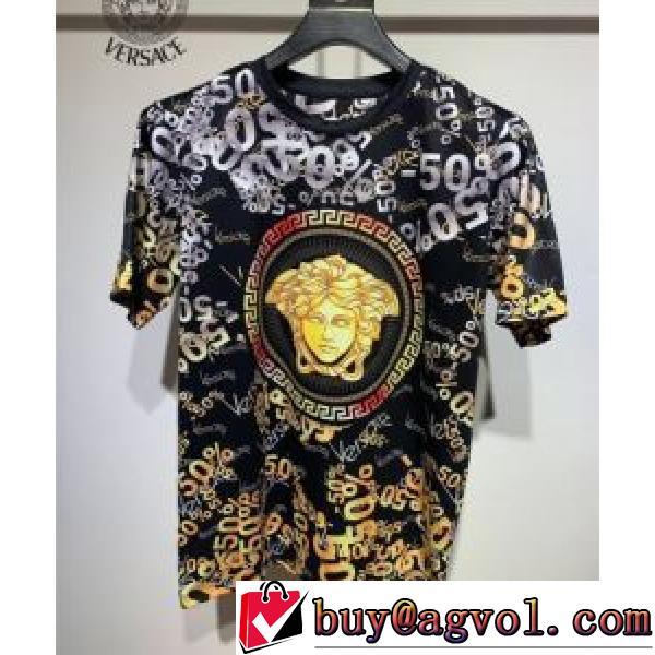 ヴェルサーチVERSACE 2026春夏 超目玉 VERSACEコピーブランド 半袖Tシャツ