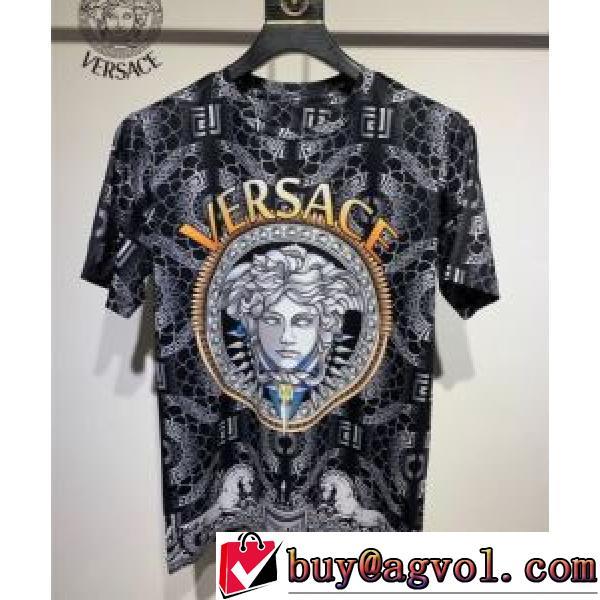 2026春夏 デザイン性の高い VERSACEスーパーコピー 代引 半袖Tシャツ ヴェルサーチVERSACE