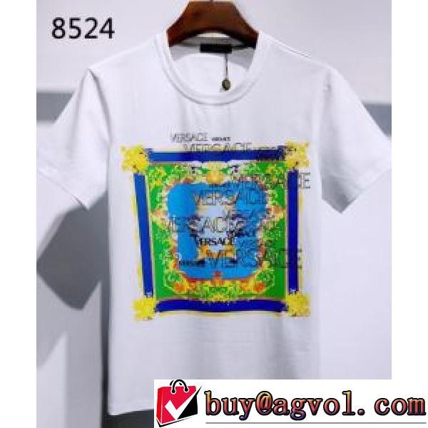 VERSACE偽物ブランド 半袖Tシャツ 2色可選 人気激売れ ヴェルサーチVERSACE 2026春夏
